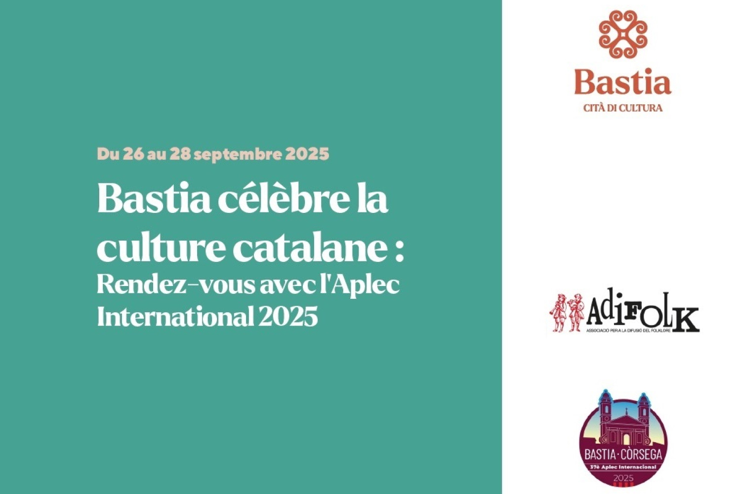 37è APLEC INTERNACIONAL 2025 · BASTIA (Còrsega)